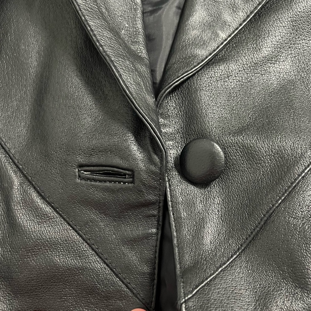 Vintage Leather Trench Coat‎ - Picture 12 of 13